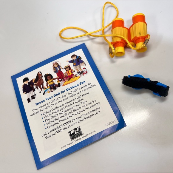 American Girl of Today 1998 Orienteering Accessories Binoculars And Compass - Picture 3 of 3